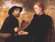 Wilhelm Steinhausen Portrait of the Artist with his Wife Sweden oil painting artist